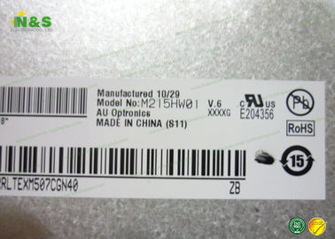 Normalde Beyaz AUO LCD Panel, Masaüstü Monitör için M215HW01 V6 endüstriyel lcd ekran
