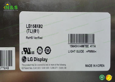 LB150X02-TL01 LG LCD Panel, 15.0 inç pc lcd ekran dizüstü 1024 × 768