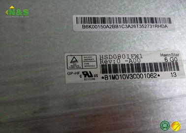 HSD080IFW1- A00 8.0 inç lcd ekran 176.64 × 99.36 mm aktif alanlı
