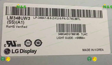 LM340UW1-SSA3 LG Ekran a-Si TFT-LCD, 34 inç, 60Hz için 3440 × 1440